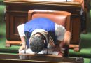 DK Shivakumar Bows to Assembly Door and CM Seat Before Attending House Session