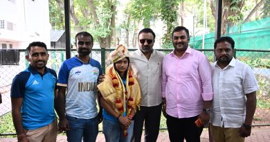 Asian Para Athletics Games: Labour Minister Santosh Lad Felicitates Para-Athlete Radha Venkatesh, Assures Support