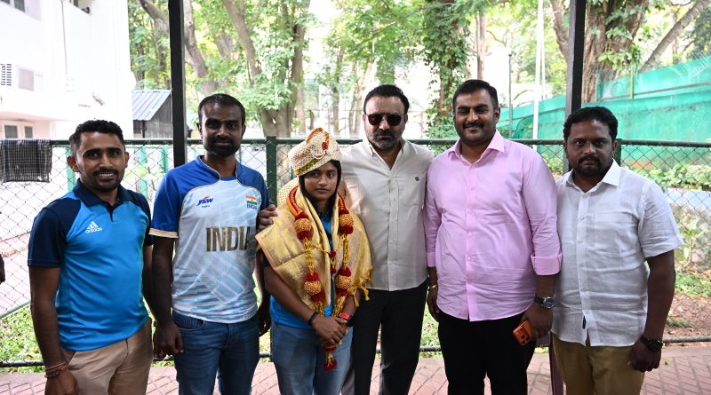 Asian Para Athletics Games: Labour Minister Santosh Lad Felicitates Para-Athlete Radha Venkatesh, Assures Support